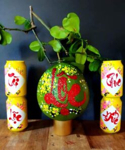 Bưởi thư pháp Tài Lộc-Chữ Lộc