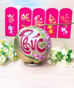 dừa chưng tết chữ phúc