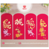 Bao lì xì tết thư pháp wavi