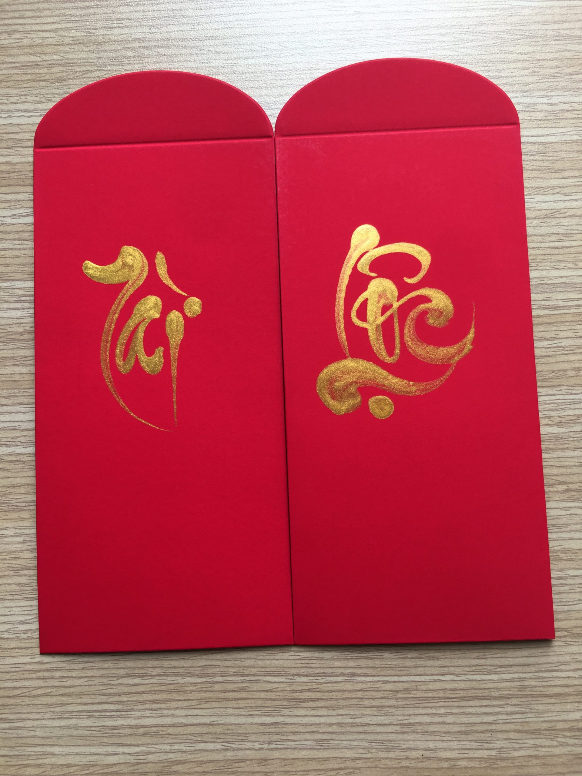 Bao lì xì tết thư pháp 31 bao lì xì wavi