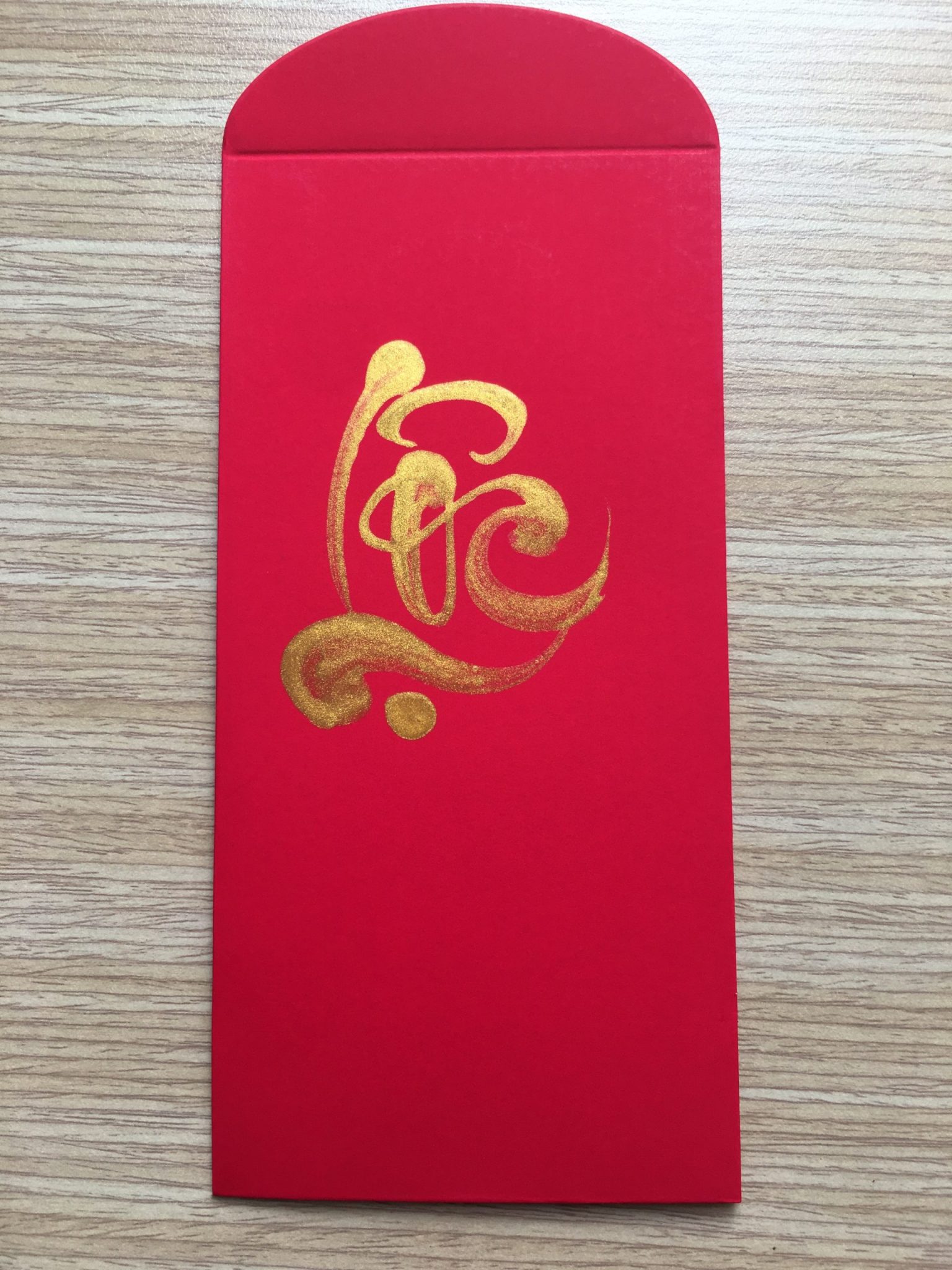 Bao lì xì tết thư pháp 4 bao lì xì wavi