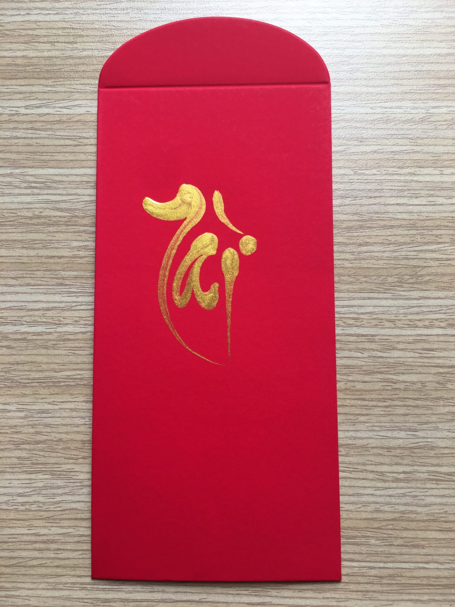 Bao lì xì tết thư pháp 6 bao lì xì wavi