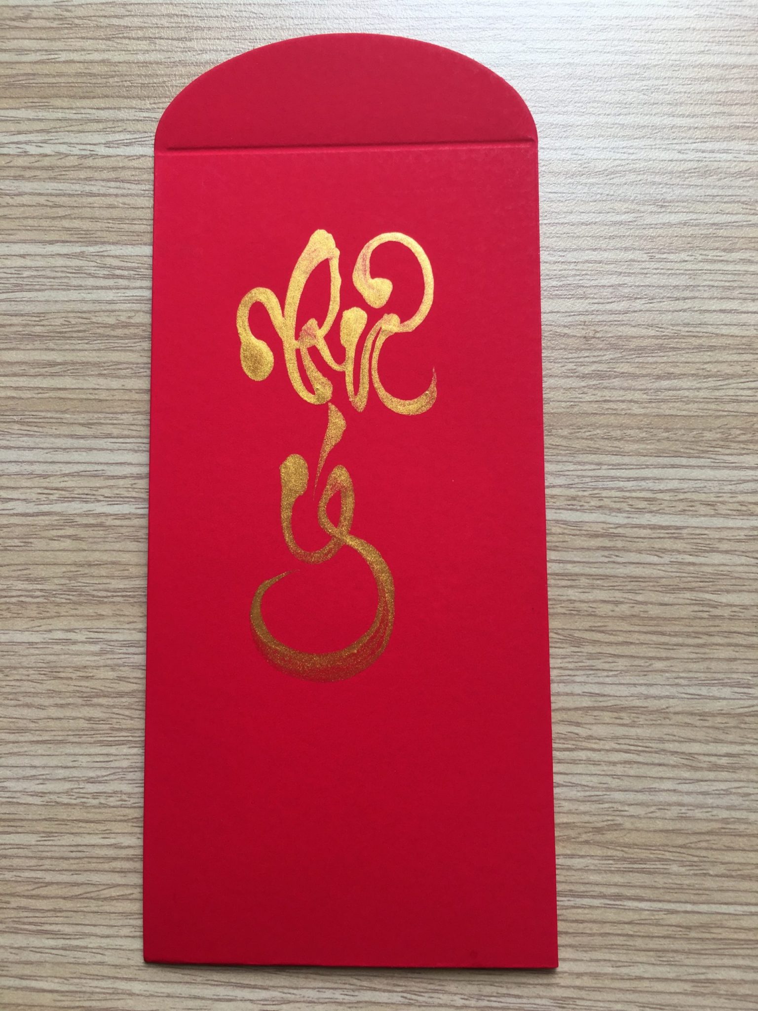 Bao lì xì tết thư pháp 7 bao lì xì wavi