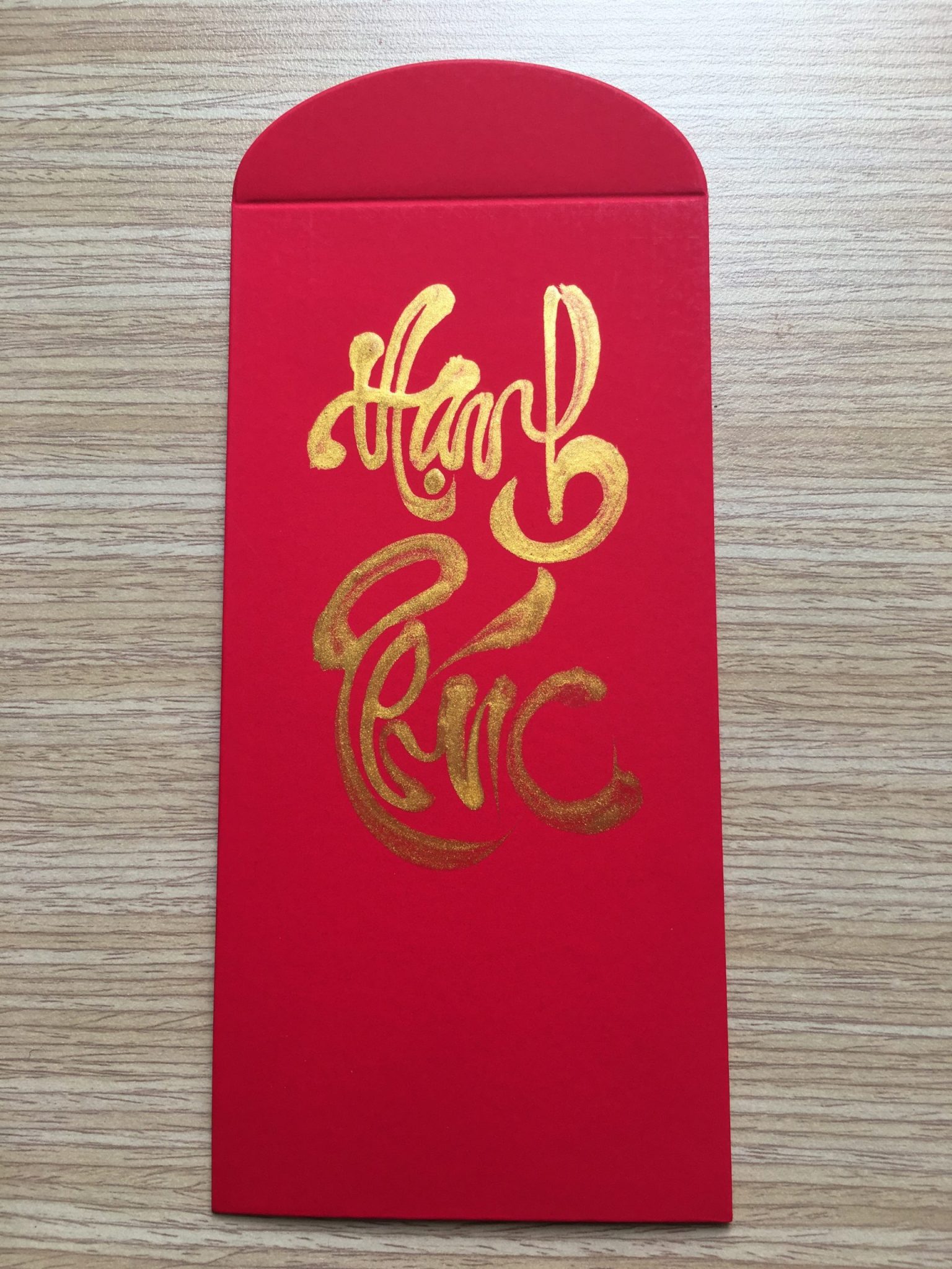 Bao lì xì tết thư pháp 9 bao lì xì wavi