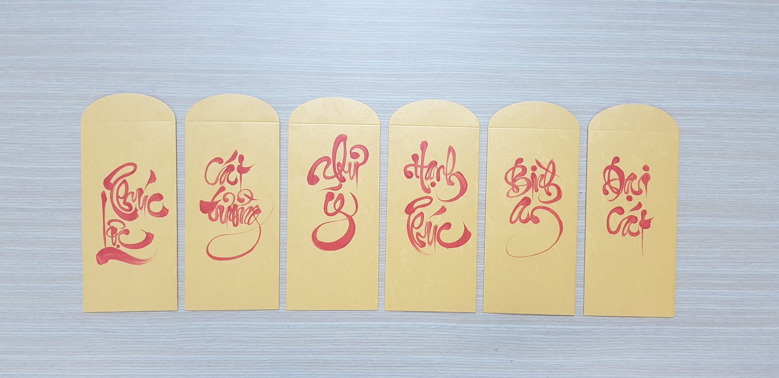Bao lì xì vàng cao cấp 10 bao lì xì vàng cao cấp