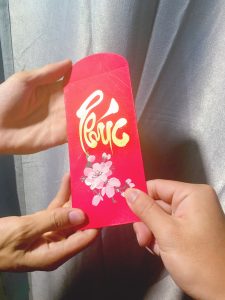 Bao lì xì tết thư pháp
